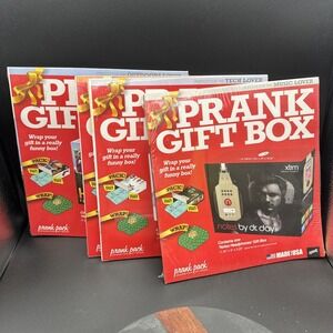 Prank Pack Gift Box - "Notes by dr. Day" 11.25 x 9 x 3.25" Lot Of 4 Tech Outdoor